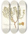 Triptych art skateboard deck of Nikolaus Joseph Freiherr Von Jacquin Euphorbia Linifolia by Nikolaus Joseph Freiherr Von Jacquin (1727-1817)