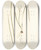Triptych art skateboard deck of Nikolaus Joseph Freiherr Von Jacquin Ixia Chloroleuca by Nikolaus Joseph Freiherr Von Jacquin (1727-1817)