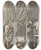 Triptych art skateboard deck of Daniel Nikolaus Chodowiecki Henry Iv Part I Act Ii Scene Iv_2 by Daniel Nikolaus Chodowiecki (1726-1801)