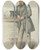 Triptych art skateboard deck of Thobald Chartran Politicians Vanity Fair The Foreign Office Sir Julian Pauncefote 7 April 1883 by Theobald Chartran (1849-1907)