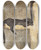 Triptych art skateboard deck of Max Slevogt Pantherpaar Im Frankfurter Zoo by Max Slevogt (1868-1932)