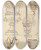 Triptych art skateboard deck of Benjamin West Study Of A Vase_9 by Benjamin West (1738-1820)