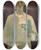 Triptych art skateboard deck of Franz Marent Selfportrait With Palette_1 by Franz Marent (1895-1918)