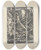 Triptych art skateboard deck of Aloys Wach Der Fhrer by Aloys Wach (1892-1940)
