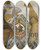 Triptych art skateboard deck of Juan Gris The Bottle Of Ans Del Mono by Juan Gris (1887-1927)