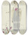 Triptych art skateboard deck of Charles Martin Robe En Linon by Charles Martin (1884-1934)