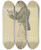 Triptych art skateboard deck of Jakob Frchtegott Dielmann Sachsenhuser Mit Einer Pfeife In Der Hand Nach Links Gewendet by Jakob Furchtegott Dielmann (1809-1885)