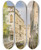 Triptych art skateboard deck of Alberto Prosdocimi Venezia Palazzo Soranzo Van Axel by Alberto Prosdocimi (1852-1925)