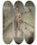 Triptych art skateboard deck of Hugo Simberg Creature by Hugo Simberg (1873-1917)