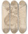 Triptych art skateboard deck of Giovanni Battista Foggini Design For A Helmet With A Dragon Presented In Frontal View by Giovanni Battista Foggini (1652-1725)