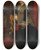Triptych art skateboard deck of Ferdinand Keller Portrait Of Wilhelmine Keller by Ferdinand Keller (1842-1922)