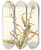 Triptych art skateboard deck of Nikolaus Joseph Freiherr Von Jacquin Centaurea Verutum by Nikolaus Joseph Freiherr Von Jacquin (1727-1817)