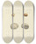 Triptych art skateboard deck of James Sowerby The Mineral Conchology Of Great Britain Pl409 by James Sowerby (1757-1822)