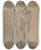 Triptych art skateboard deck of Pierre Charles Trmolires Venus Supported By Anereid by Pierre Charles Tremolieres (1703-1739)