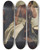 Triptych art skateboard deck of Walter Langley A Reverie by Walter Langley (1852-1922)