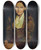 Triptych art skateboard deck of Franz Rumpler Die Mutter Des Knstlers by Franz Rumpler (1848-1922)