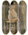 Triptych art skateboard deck of Akseli Gallenkallela Model Study by Akseli Gallen Kallela (1865-1931)