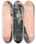 Triptych art skateboard deck of Karl Wiener Ohne Titel Collage_1 by Karl Wiener (1901-1949)