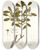 Triptych art skateboard deck of Nikolaus Joseph Freiherr Von Jacquin Ilex Ligustrina by Nikolaus Joseph Freiherr Von Jacquin (1727-1817)