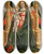 Triptych art skateboard deck of Antonio Vivarini The Virgin And Child Enthroned And Two Angels by Antonio Vivarini (1440-1480)