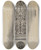 Triptych art skateboard deck of Ralph Atkinson Cast Iron Panel by Ralph Atkinson (20-)