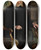 Triptych art skateboard deck of Teodor Axentowicz Portrait Of Henryk Schwarz by Teodor Axentowicz (1859-1938)