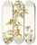 Triptych art skateboard deck of Nikolaus Joseph Freiherr Von Jacquin Haloragis Alata by Nikolaus Joseph Freiherr Von Jacquin (1727-1817)