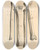 Triptych art skateboard deck of Gerard De Lairesse Anatomia Humani Corporis Pl105 by Gerard de Lairesse (1641-1711)