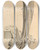 Triptych art skateboard deck of Gerard De Lairesse Anatomia Humani Corporis Pl082 by Gerard de Lairesse (1641-1711)