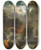 Triptych art skateboard deck of Carl Spitzweg Der Hexenmeister The Sorcerer by Carl Spitzweg (1808-1880)