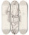 Triptych art skateboard deck of Venny Soldanbrofeldt Antti Leaning On A Table by Venny Soldan-Brofeldt (1863-1945)