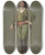 Triptych art skateboard deck of Pipein Gamba Alfio by Pipein Gamba (1868-1954)