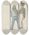Triptych art skateboard deck of Jakob Frchtegott Dielmann Nassauer Soldat Und Ein Bauer by Jakob Furchtegott Dielmann (1809-1885)