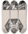 Triptych art skateboard deck of Akseli Gallenkallela Korukalevala The Illustrated Kalevala Poem Xxxvi Opening Vignette Not Final Version End Vignette by Akseli Gallen Kallela (1865-1931)