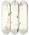 Triptych art skateboard deck of Nikolaus Joseph Freiherr Von Jacquin Lisianthus Glaucifolius by Nikolaus Joseph Freiherr Von Jacquin (1727-1817)