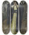 Triptych art skateboard deck of James Tissot Saint Matthew Saint Mathieu by James Tissot (1836-1902)