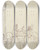 Triptych art skateboard deck of Daniel Nikolaus Chodowiecki Links Steht Clarissa Leicht Nach Rechts Gewandt by Daniel Nikolaus Chodowiecki (1726-1801)