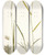 Triptych art skateboard deck of Nikolaus Joseph Freiherr Von Jacquin Poa Ciliaris by Nikolaus Joseph Freiherr Von Jacquin (1727-1817)
