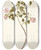 Triptych art skateboard deck of Nikolaus Joseph Freiherr Von Jacquin Malva Balsamica by Nikolaus Joseph Freiherr Von Jacquin (1727-1817)