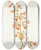 Triptych art skateboard deck of Margaret Armstrong Penstemon Parryi by Margaret Armstrong (1867-1944)