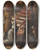 Triptych art skateboard deck of Pehr Hrberg Solomons Judgment by Pehr Horberg (1746-1816)