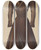 Triptych art skateboard deck of Henry De Wolfe Mans Topcoat by Henry De Wolfe