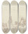 Triptych art skateboard deck of Daniel Nikolaus Chodowiecki Clarissa Steht In Hut Und Umhang Inmitten Ihrer Verwandten by Daniel Nikolaus Chodowiecki (1726-1801)