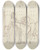 Triptych art skateboard deck of Daniel Nikolaus Chodowiecki In Einem Zimmer Steht Links Clarissa In Reisekleidung by Daniel Nikolaus Chodowiecki (1726-1801)