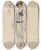 Triptych art skateboard deck of Will R Barnes Ladyinwaiting_1 by Will R Barnes (1939)