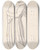 Triptych art skateboard deck of John Flaxman Woman Carrying A Child In Her Arms by John Flaxman (1755-1826)