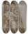 Triptych art skateboard deck of Giorgio Vasari Youth Running by Giorgio Vasari (1511-1574)