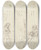 Triptych art skateboard deck of Daniel Nikolaus Chodowiecki Clarissa In Ihrem Stuhl Zurckgelehnt Verzweifelnd Ber Den Inhalt Eines Schriftstcks In Ihrer Ausgestreckten Rechten by Daniel Nikolaus Chodowiecki (1726-1801)