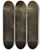 Triptych art skateboard deck of Henri Fantinlatour Young Woman Under A Tree At Sunset Called Autumn by Henri Fantin-Latour (1836-1904)