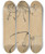 Triptych art skateboard deck of Richard Nicolas Roland Holst Drie Tijgerlelies by Richard Nicolaus Roland Holst (1868-1938)